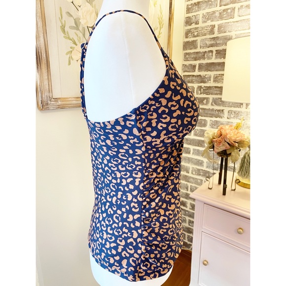 NWT Kona Sol Women's Shirred Tankini Top - Picture 4 of 7